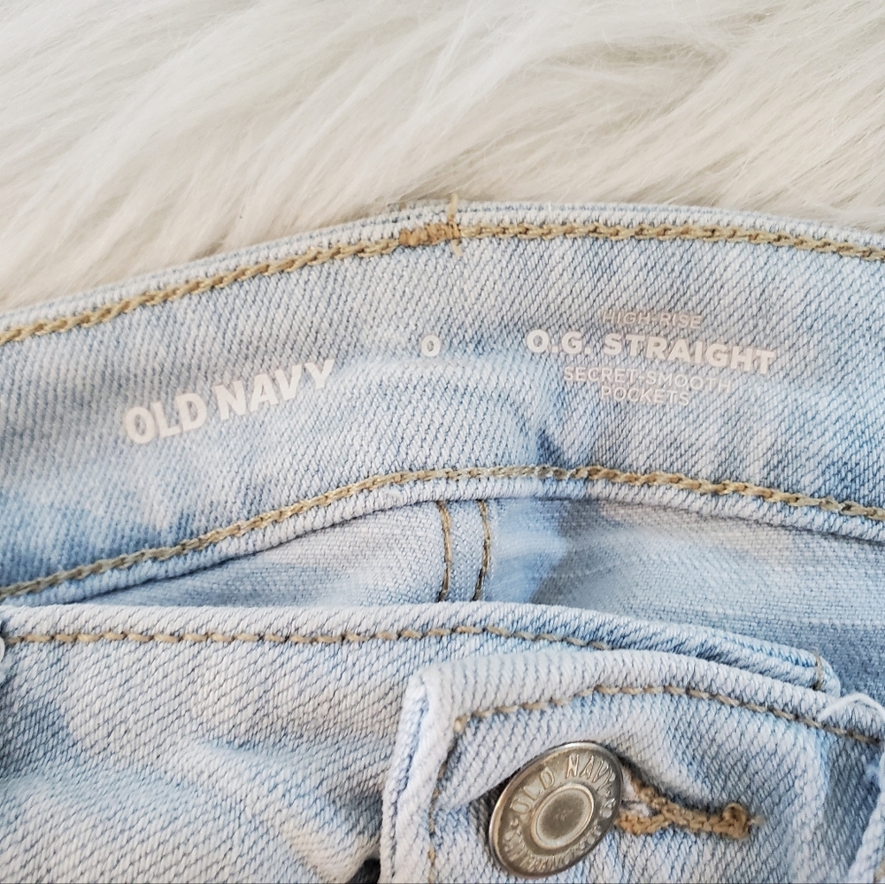 Old Navy - OG Straight- High Rise Design - Picture 3 of 5
